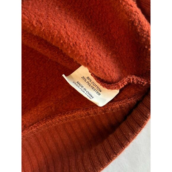 Hydro Flask Womens Burnt Orange Zip Up Hooded Jacket Size Medium Relaxed Fit - Picture 10 of 11